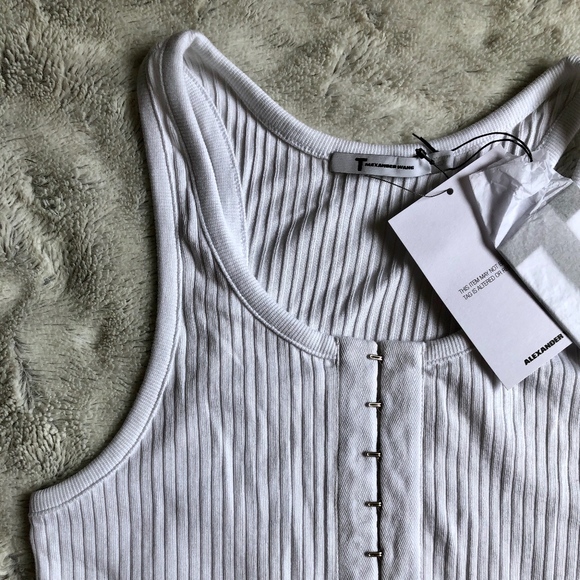 Alexander Wang Tops - NWT T by Alexander Wang stretch rib bodysuit, M